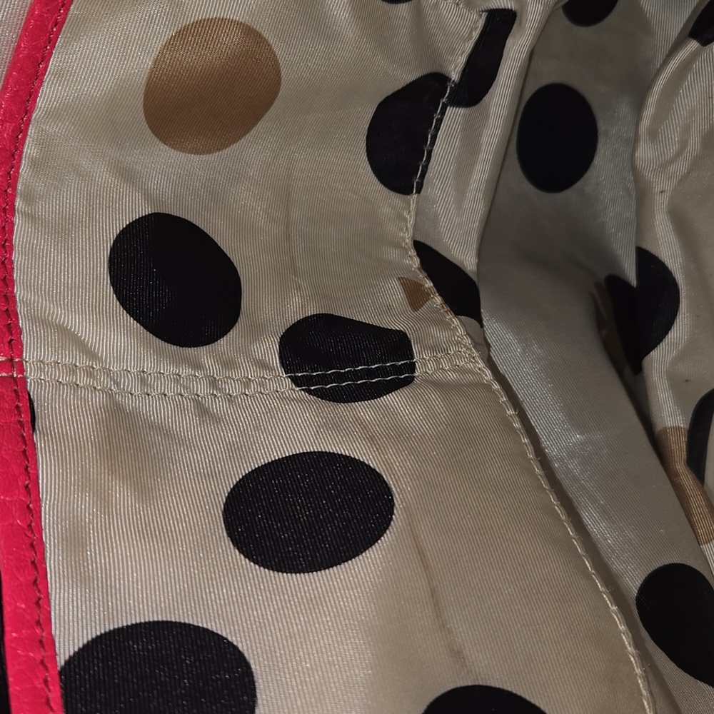 Kate Spade Pebble Leather Tote Orange & Pink - Picture 12 of 12